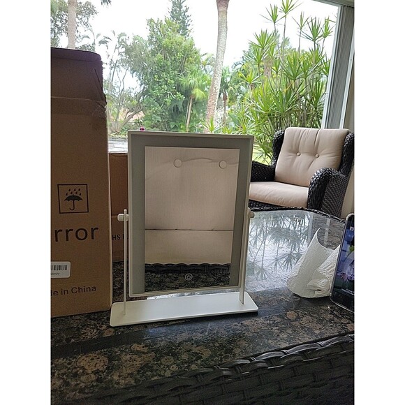 9"x11" Small Vanity Mirror with Lights Lighted Makeup Mirror B8 - Picture 9 of 13